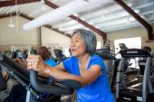 Woman-working-out-at-Hot-Springs-Village-Fitness-Center